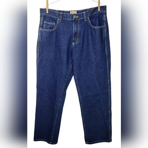 Red Head Mens Relaxed Fit Straight Leg Outdoor Western Midrise Medium Wash Jeans